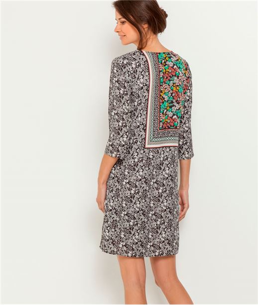 Robe femme imprimés foulard VERT CLAIR