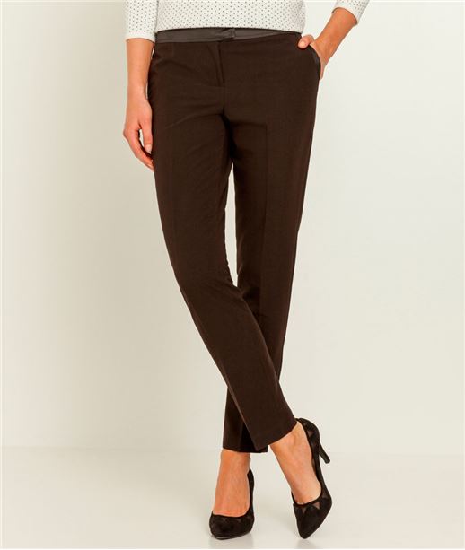 Pantalon femme fuselé - Couleur NOIR - Grain de Malice